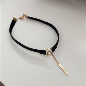 acubi egirl black velvet ring choker